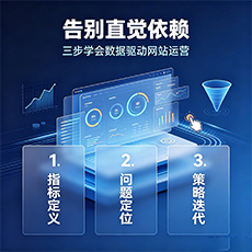 保山建站-告别直觉依赖：三步学会数据驱动网站运营