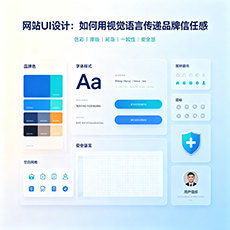 保山建站-网站UI设计：如何用视觉语言传递品牌信任感